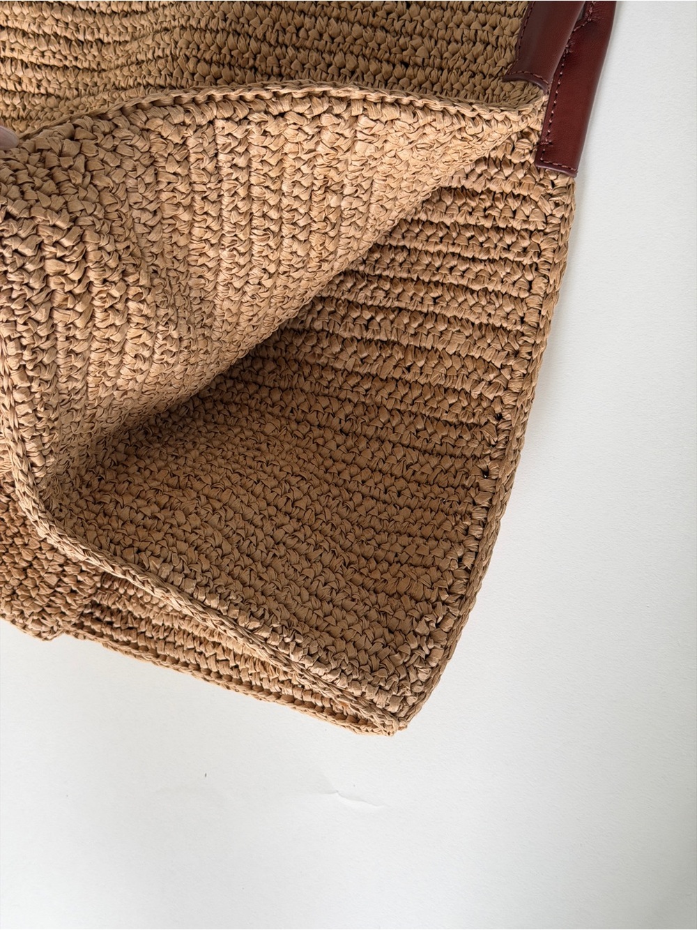 NWT J.Crew Large handknotted packable tote bag - Picture 6 of 11